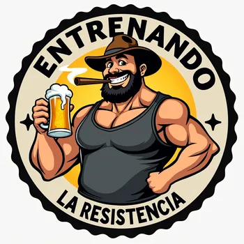 Comical Beer Man Logo