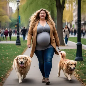 Confident Park Stroll