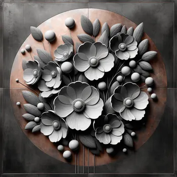 Copper Relief Blooms