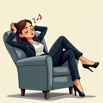 Corporate Ballerina at Rest