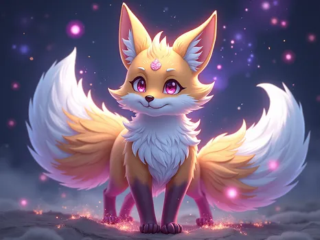 Cosmic Fox Deity Anime
