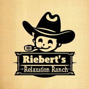 Cowboy Mascot Relaxation Logo