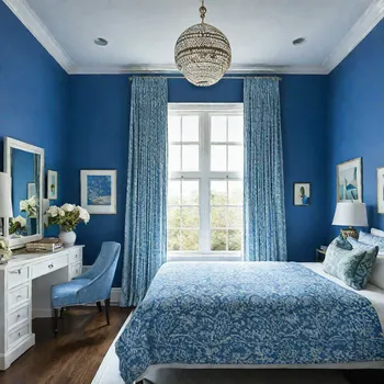 Cozy Blue Bedroom