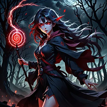 Crimson Spell Weaver