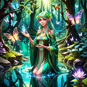 Crystal Spring Elf Mage