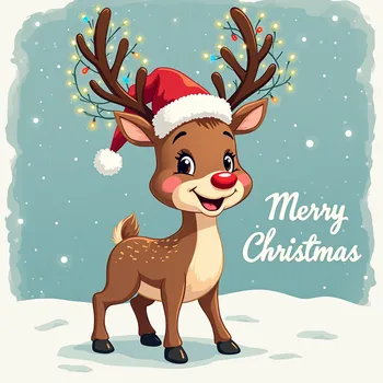 Cute Christmas Reindeer