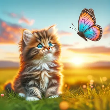 Cute Kitten Playtime