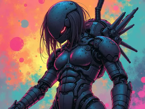 Cyberpunk Mecha Muse
