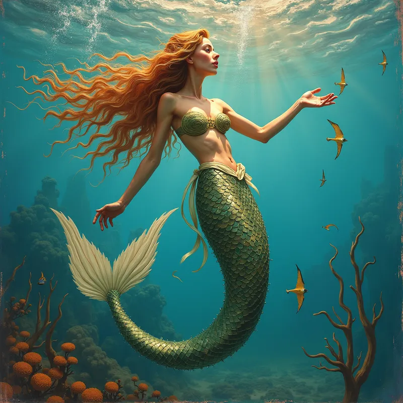 Dali's Surreal Mermaid - create a mermaid
- AI image generated with Photorealistic 2 - Salvador Dali