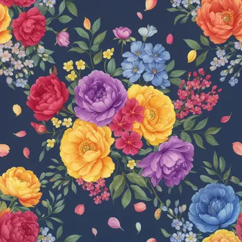 Dark Blue Blossom Festival