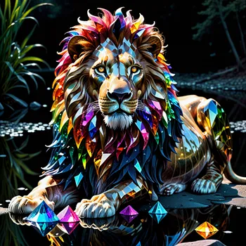 Dark Pond Prism Lion