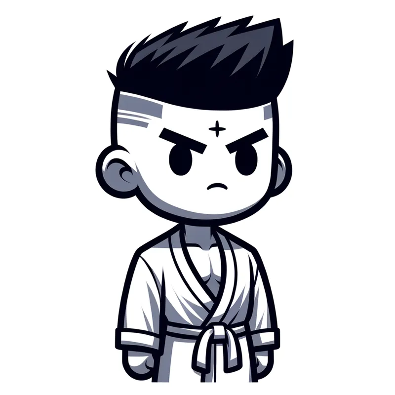 Dashing Fade - Dash character with high fade hair cut - AI image generated with Art