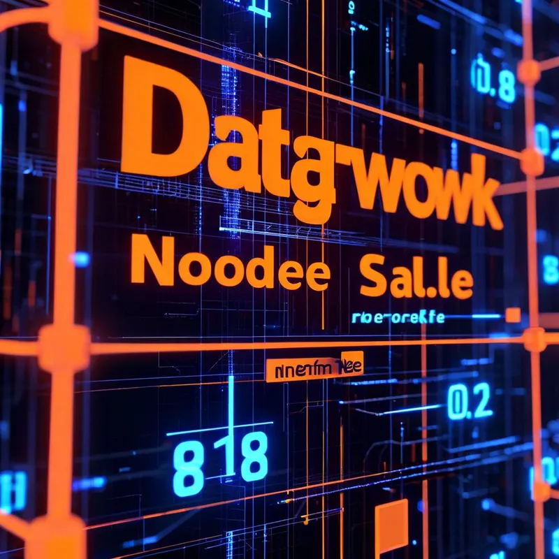 Datagram.Network Node Sale 08.10.25 - A striking neon-orange monospaced "Datagram.Network Node Sale" with bold text "08.10.25" below. A global network of luminous, transparent towers interconnected by animated, electric blue data streams on a deep, dark background. Bright neon highlights and vibrant glows. Neon orange, electric blue, and deep black colors. Futuristic with a sense of dynamic urgency. The central text radiates throughout the network while lower streams flow seamlessly between the towers. Ultra-detailed digital art.

Is there anything else you need help with? - AI image generated with Nova Canvas