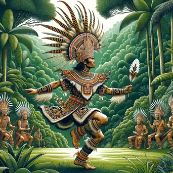 Dayak Tribal Dancer