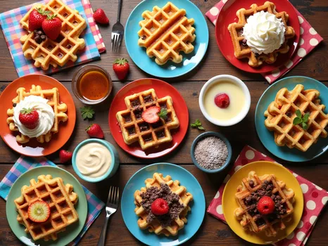 Delicious Waffle Extravaganza