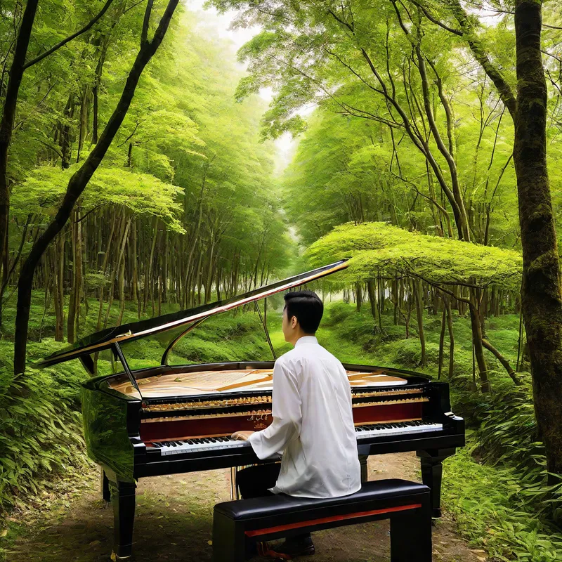 Denise's Serenade - A fusion of koto and big band instruments enhances the ambient, admirative tone of this male love song. - admirative, male, ambient