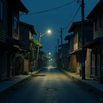 Deserted Night Street
