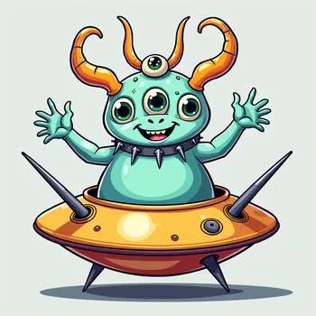 Detailed line art illustration A cartoon