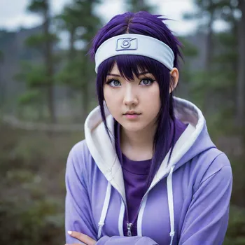 Determined Hinata in the Woods