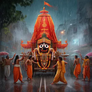 Devotional Dance in Rain