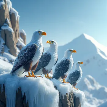 Diamond Feathers in the Mountains