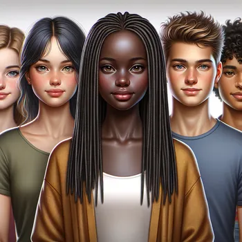 Diverse Friend Group