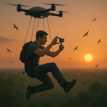 Drone-Suspended Photo Expedition