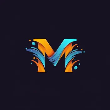 Dynamic Abstract M Logo