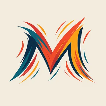 Dynamic Abstract M Logo