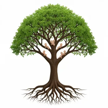 Elder Tree of Life with Infants