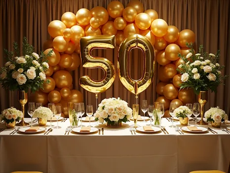 Elegant 50th Birthday Bash