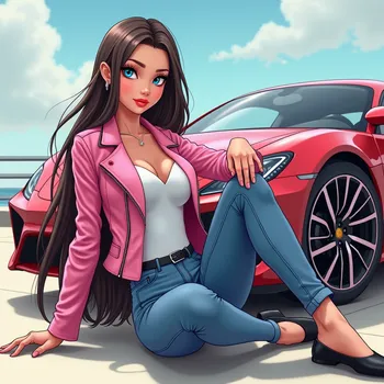 Elegant Anime Dancer