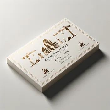 Elegant Builder's Business Card