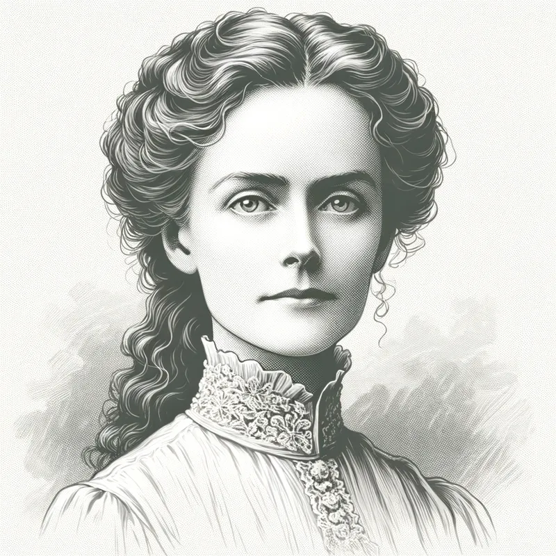 Elegant Lady Portrait - Woman’s portrait - AI image generated with Art