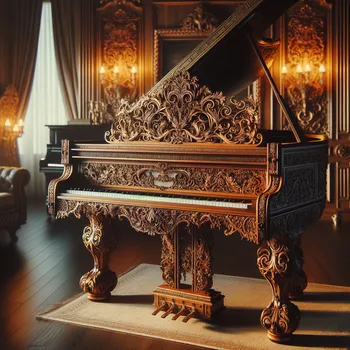 Elegant Piano Backdrop