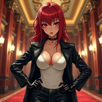 Elegant Rebel: Red-Eyed Vision