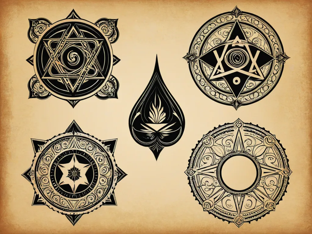 Elemental Magician's Realm - Magican, elements, - AI image generated with Fictional