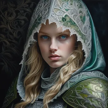 Emerald Hooded Enchantress