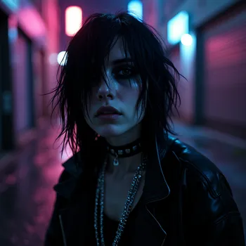 Emo Midnight Portrait