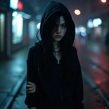 Emo Midnight Portrait