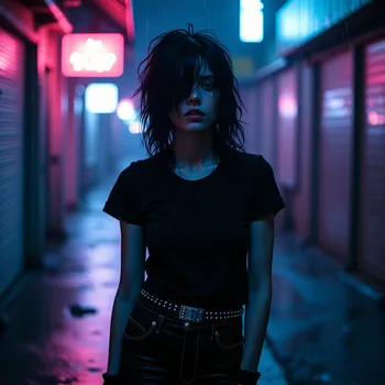 Emo Midnight Portrait