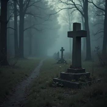 Empty Silence at His Headstone
