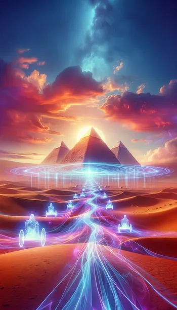 Enchanted Giza Pyramids