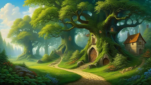 Enchanted Medieval Forest