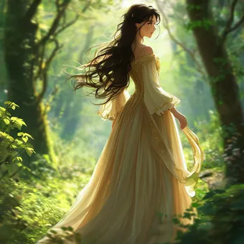 Enchanted Princess in Ghibli Forest