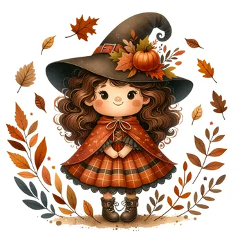 Enchanting Autumn Witch