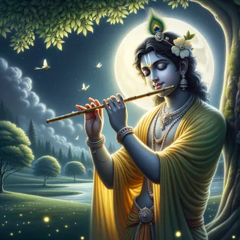 Enchanting Night in Vrindavan