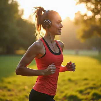 Energetic Fitness Enthusiast