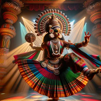 Energetic Kuchipudi Performance