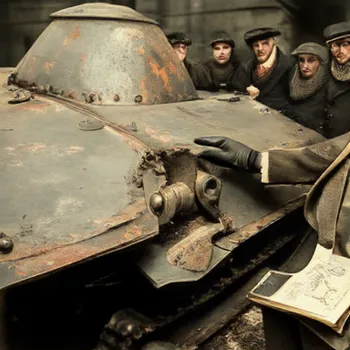 Engineers and Onlookers at Conflict Site